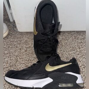 Nike Air Max Black with Gold Detail